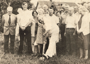 Shovel turning at the Pontiac Museum, The Equity.