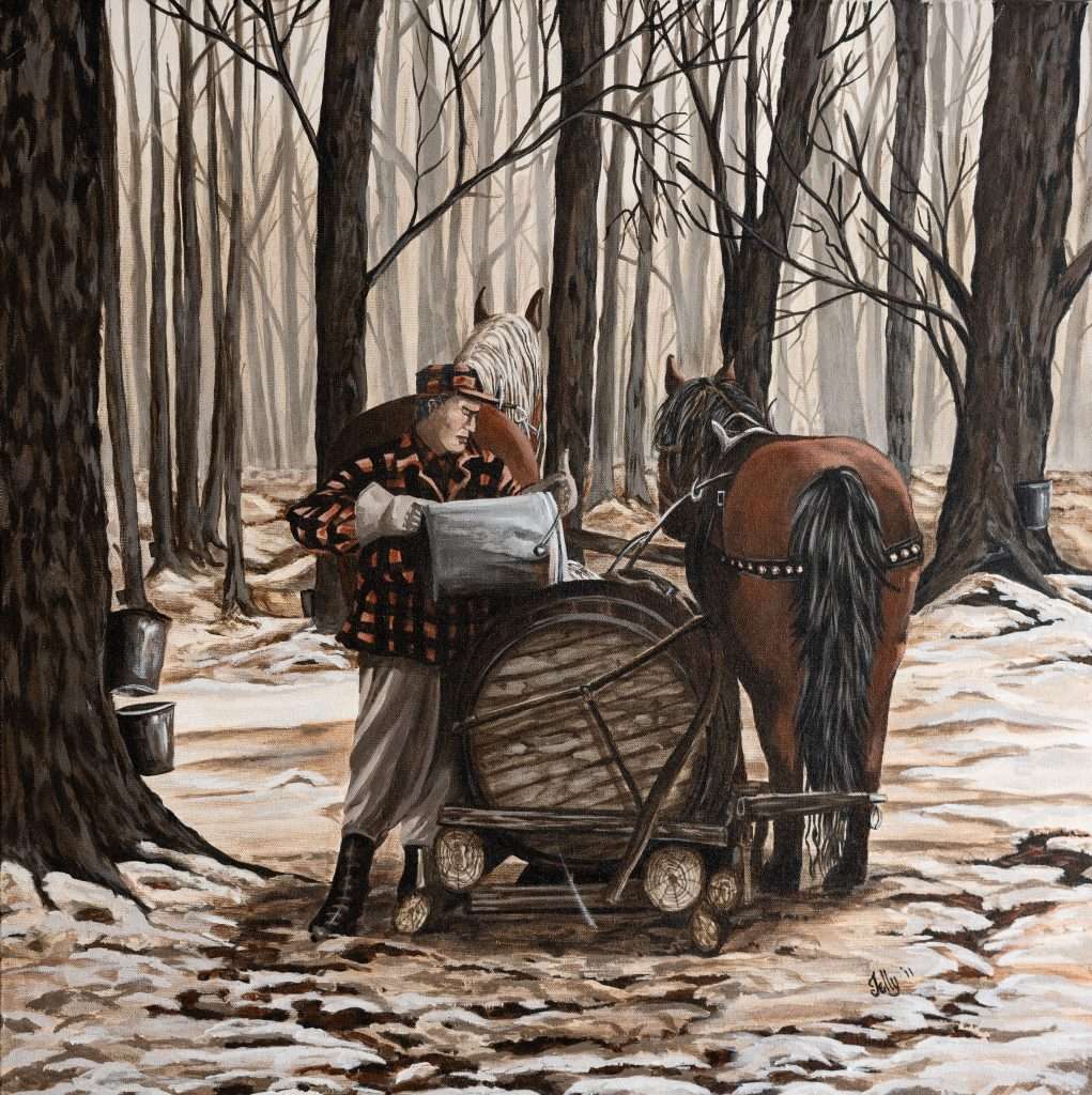 L'érablière, par Jelly Massee