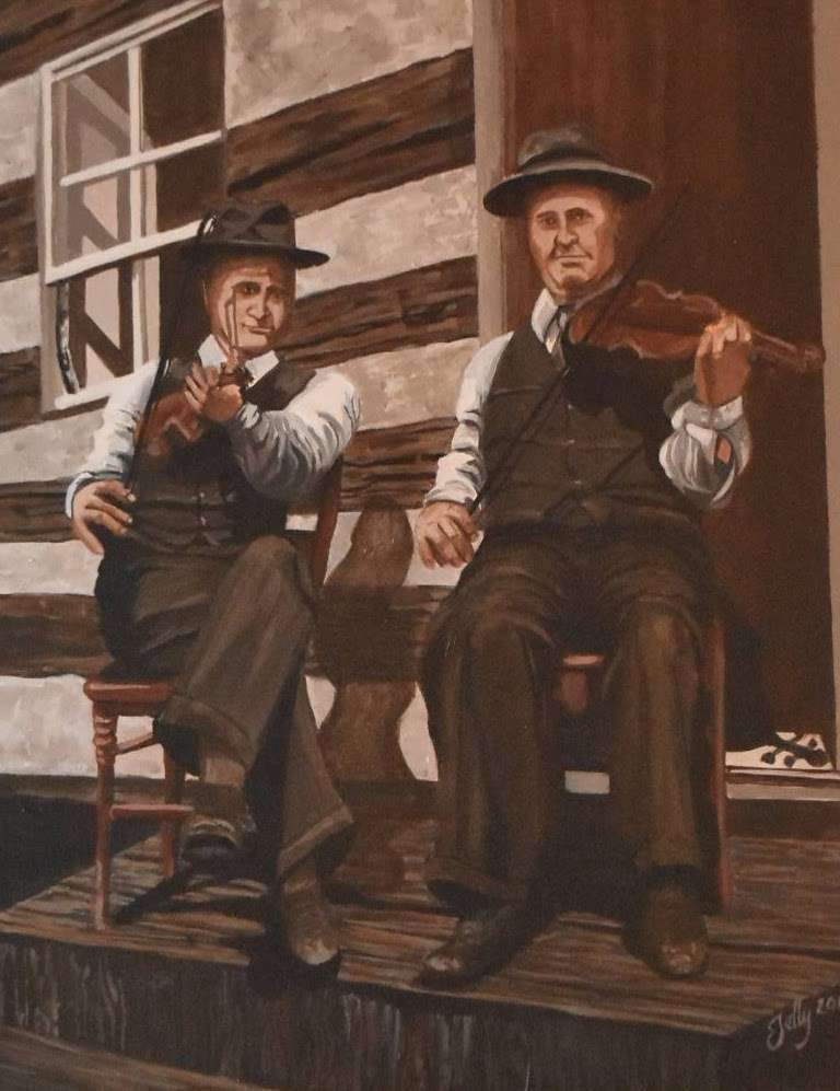 Violonistes du Pontiac, par Jelly Massee